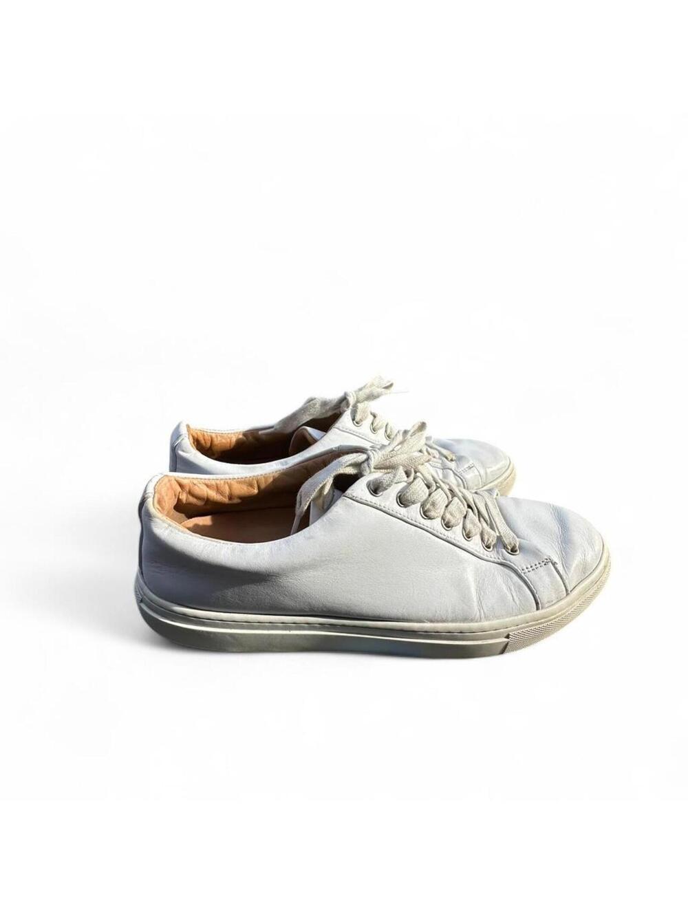 Thursday Womans Leather Sneakers Size 11 White